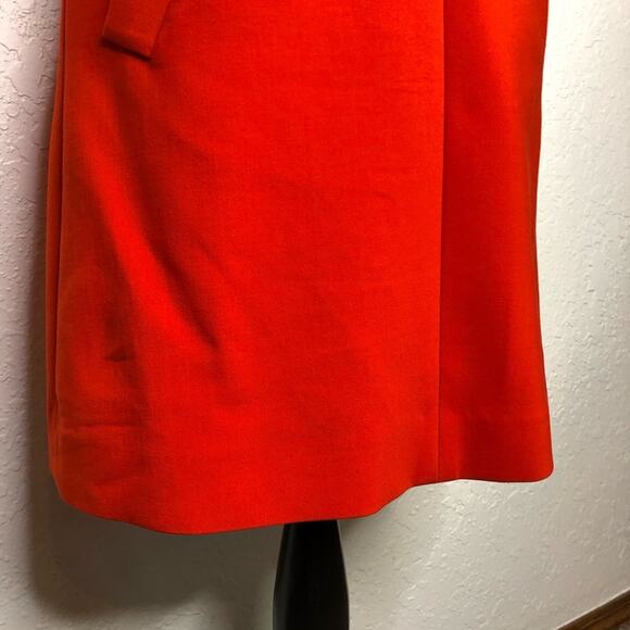 Diane von Furstenberg Carpreena orange red sleeveless sheath dress size 8 - Picture 4 of 16